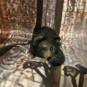 🦋EUC Hand Crafted/Carved Black Bear